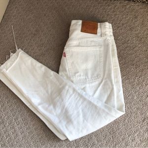 Levi’s 501 skinny white size 25 length 28